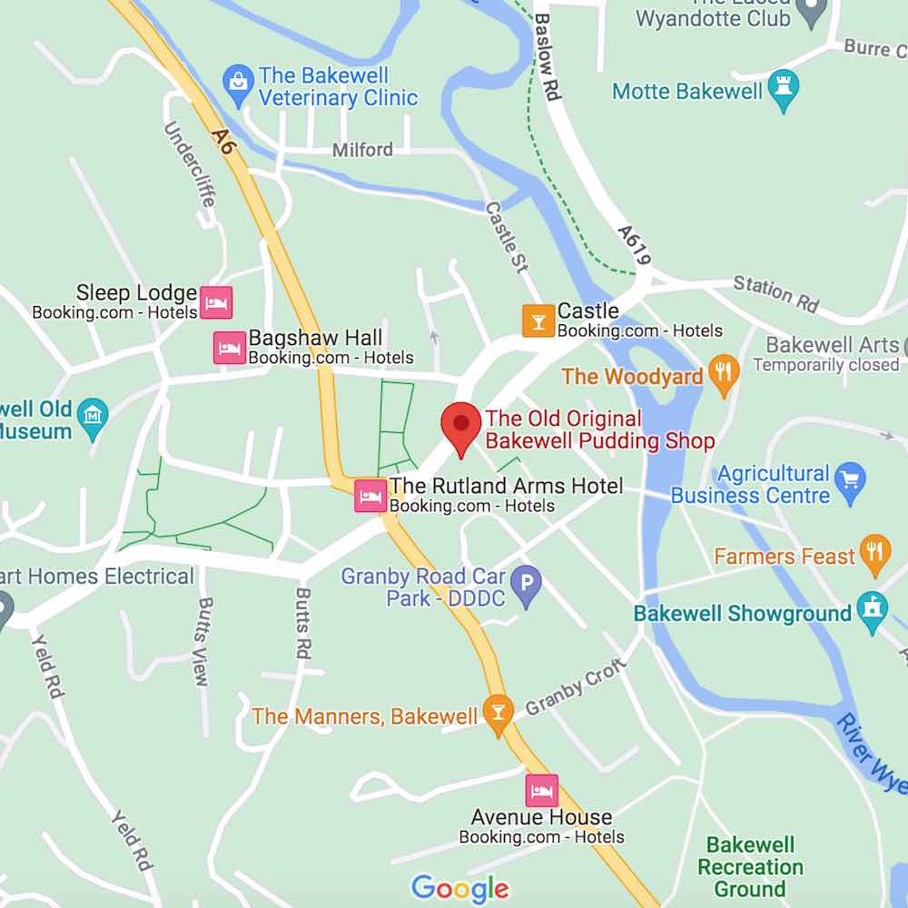 BAKEWELL PUDDING SHOP - MAP