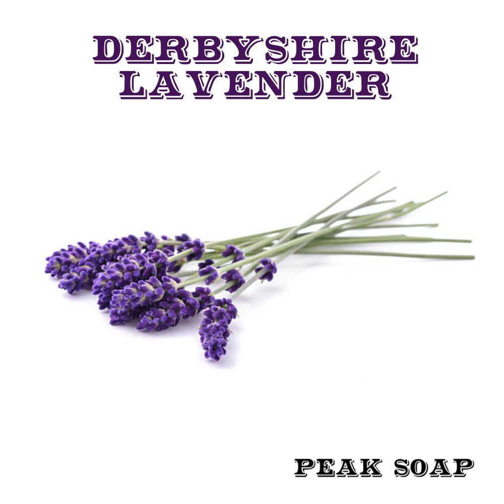 handmade lavender soap bar from derbyshire