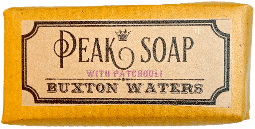 patchouli and buxton waters soap bar from bakewell derbyshire
