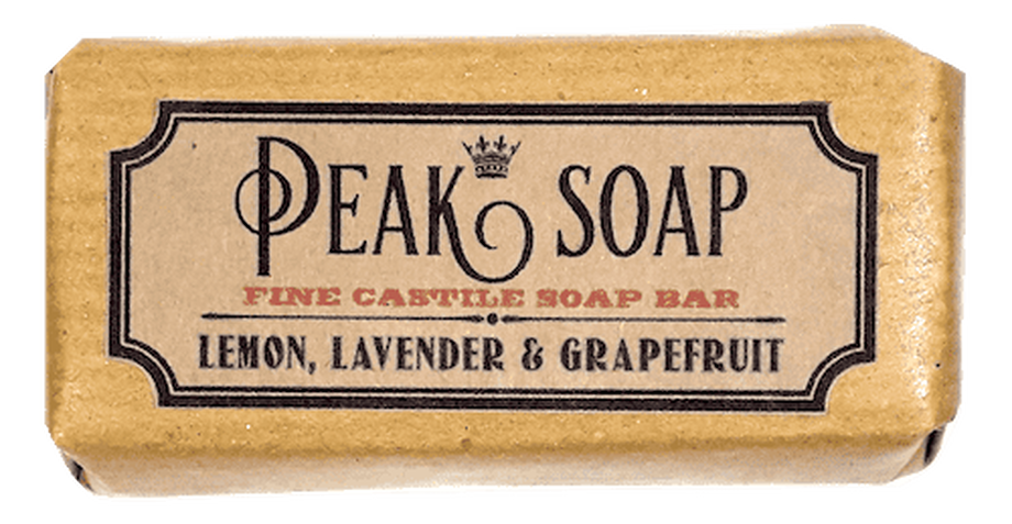 lemon lavender and grapefruit soap bar from bakewell derbyshire