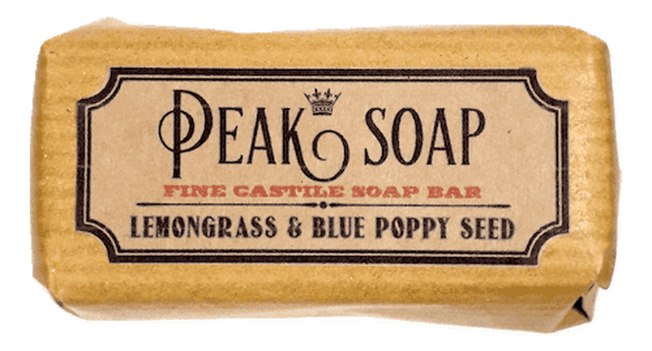 lemongrass soap bar from bakewell derbyshire