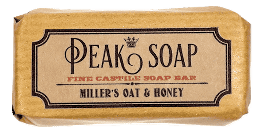 honey and oat soap bar from bakewell derbyshire