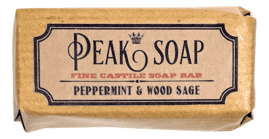 peppermint soap bar from bakewell derbyshire