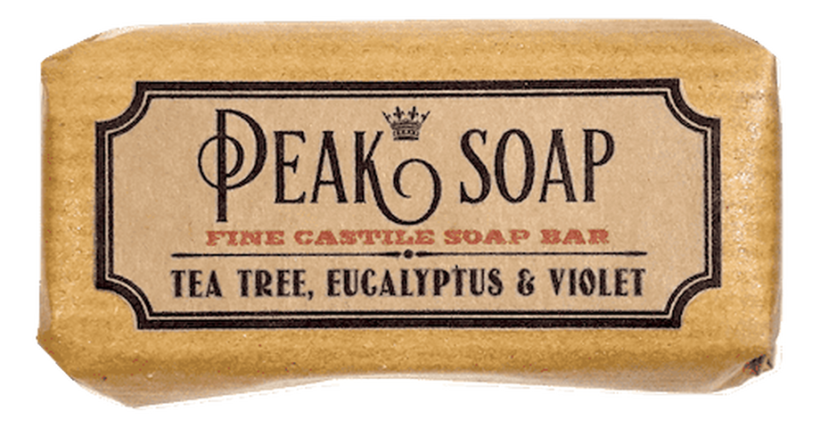 tea tree and eucalyptus soap bar from bakewell derbyshire