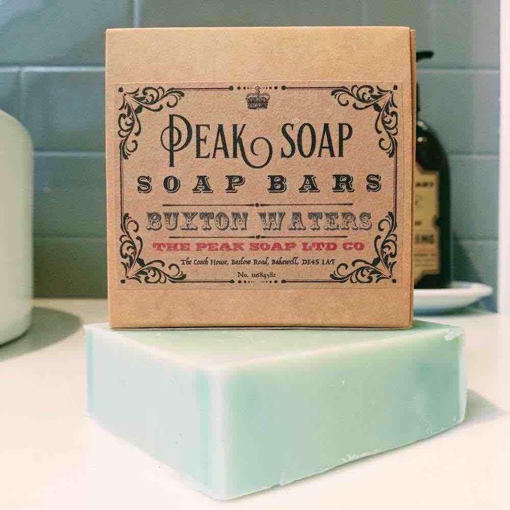 buxton waters - soap bar from derbyshire