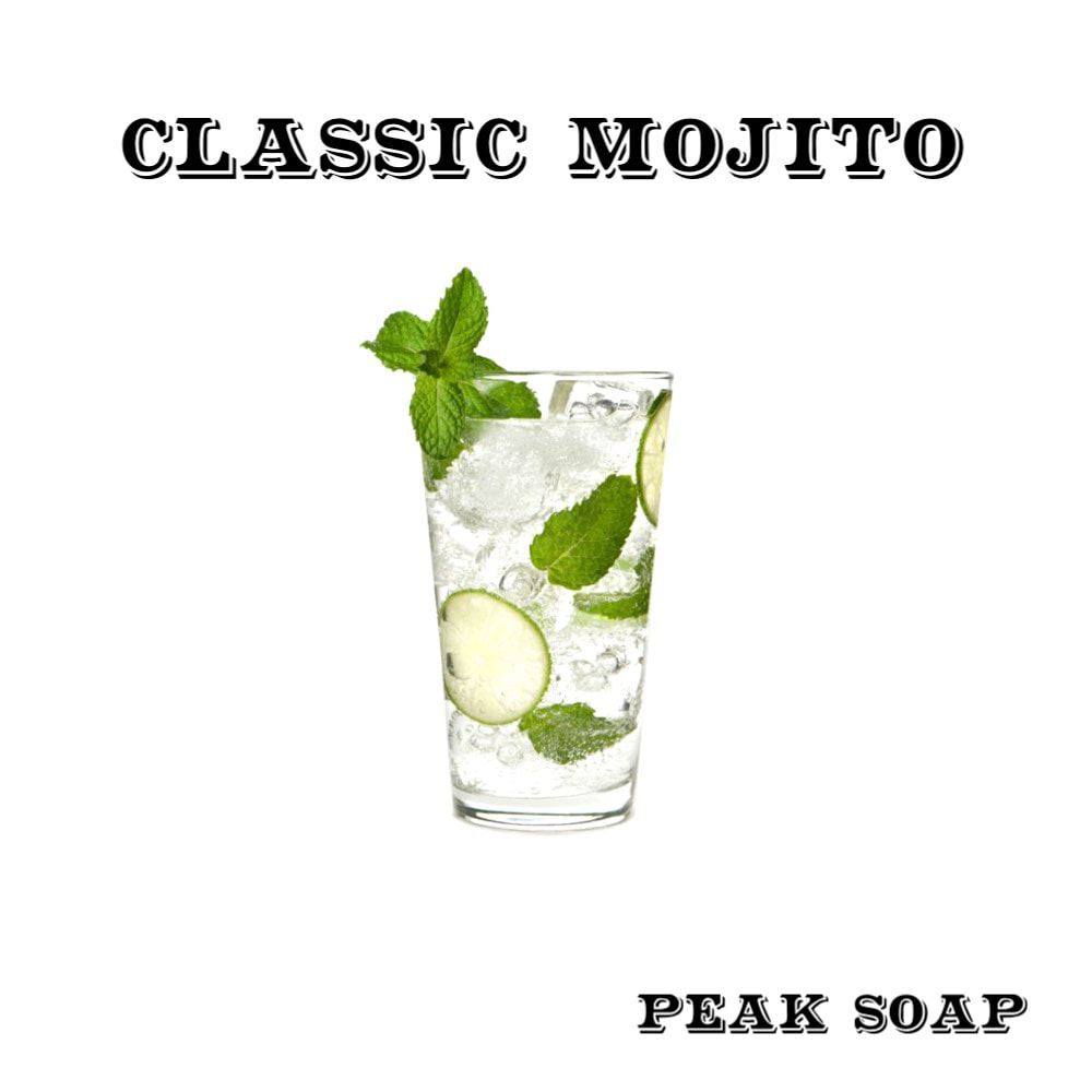handmade mojito soap bar