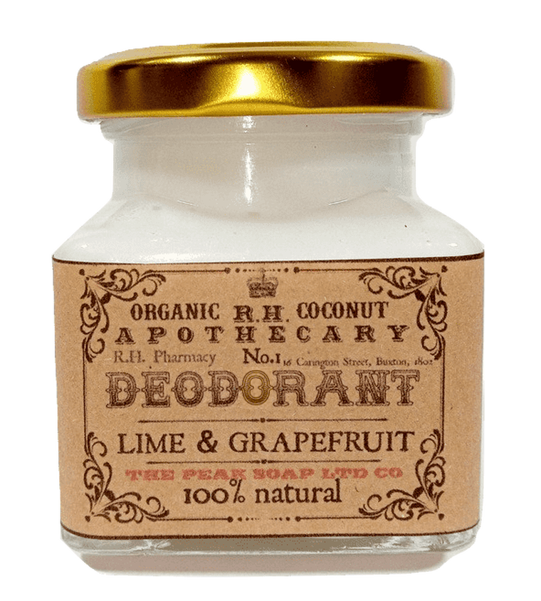 Natural deodorant by peak soap aluminium free deodorant made in bakewell derbyshire UK