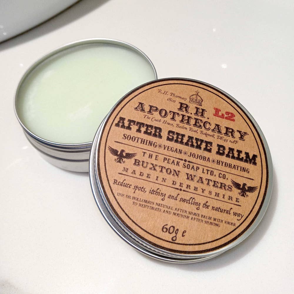 RH Apothecary after shave balm buxton waters made in derbyshire UK